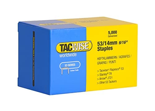 Image of Tacwise 0452 Type 53 / 14 mm Galvanised Staples, Pack of 5000