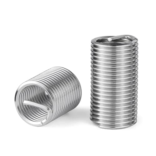 Image of Screw Bushing Thread Repair Insert,2pcs M27*3 * 1D~3D Wire Stainless Steel 304 Sleeve, M27 Helicoil Inserts(M27x3x1.5D)