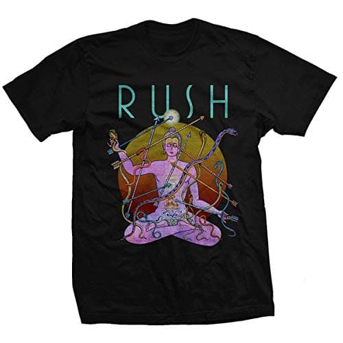 Image of Rush Snakes & Arrows Tour 2007 Official Tee T-Shirt Mens Unisex (Large) Black