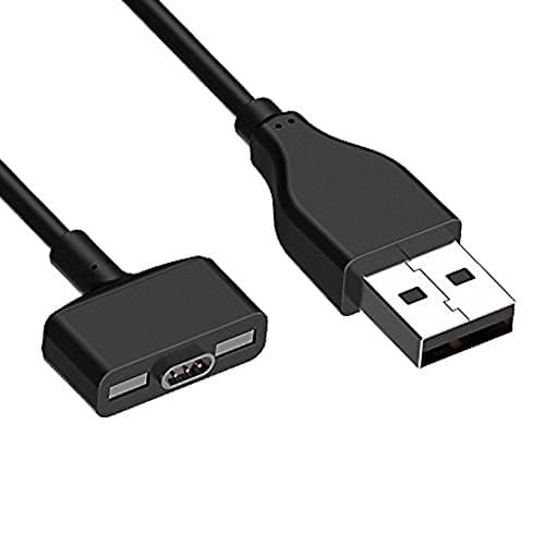 Image of TECHGEAR Replacement USB Charger Cable for Fitbit Ionic, USB Charging Power Cable Compatible with Fitbit Ionic Heart Rate & Fitness Activity Tracker, Smart Watch/Wristband