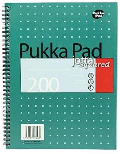 Image of 3 X A4 Metallic Jotta Note Book Squared Pack 3