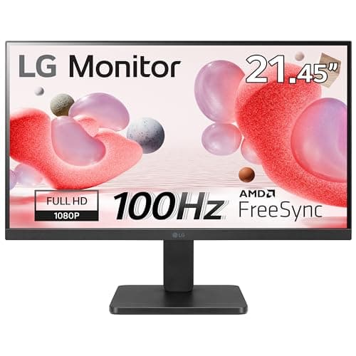 Image of LG Electronics Monitor 22MR410-B, 22 Inch, Full HD 1080p, 100Hz, 5ms GtG, VA Panel, AMD FreeSync, Smart Energy Saving, Anti-Glare, HDMI, Matte Black