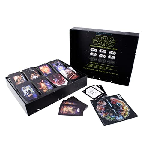 Image of Star Wars Ultimate Movie Challenge - Officially Licensed Lucas Films Trivia Party, with 5 Challege Types Inc Mime, Draw, 9 Movies, Over 400 Cards, Ideal for Game Night | Paladone