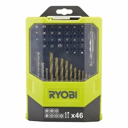 Image of Ryobi RAK46MIX Mixed Drilling and Driving Bit Set, 46 Piece
