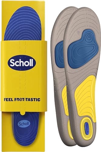 Image of Scholl Men's Gel Activ Running Insoles UK Size 7-12 (Twin Pack)