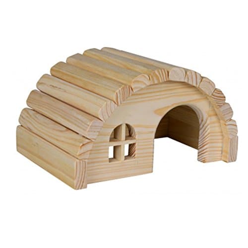 Image of Pet Ting Wooden House for Mice Hamsters Gerbil Home 19 x 11 x 13 cm