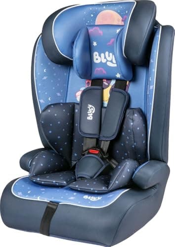 Image of Tataway Bluey 76-150 i-Size R129 Child Car Seat - Reclining with Adjustable Headrest and 5-Point Belts