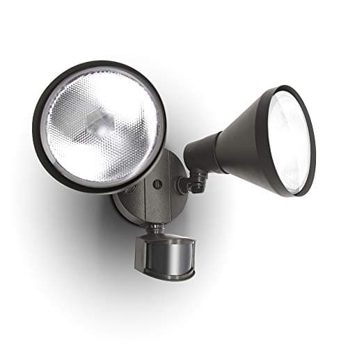 Image of LUTEC 1800LM LED Motion Sensor Light Outdoor, Dual-Head Security Light, 3000K, Waterproof Exterior Flood Light for Patio, Garden, Yard, Bronze (2 Bulbs Included)