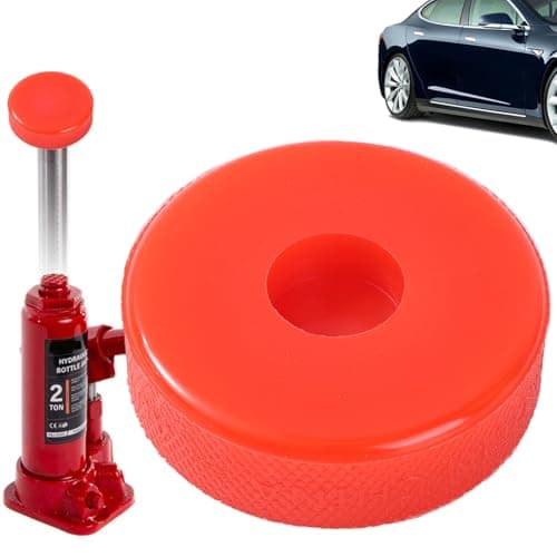 Image of Universal Bottle Jack Pad Polyethylene Anti-Slip Adapter Support Puck Block Car Lift Tool for 2 Ton Bottle Hydraulic Jacks Jacking Points Repair 20mm