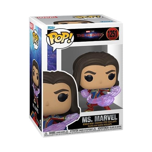 Image of Funko POP! Vinyl: The Marvels - Ms. Marvel - Collectable Vinyl Figure - Gift Idea - Official Merchandise - Toys for Kids & Adults - Movies Fans - Model Figure for Collectors and Display