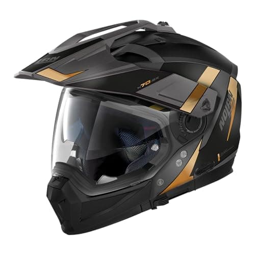 Image of Nolan N70-2 X 06 Skyfall N-Com Helmet, black/gold, S (56)