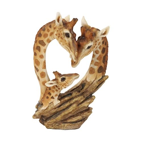 Image of Naturecraft Giraffe Family Ornament Figurine