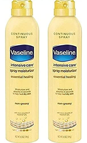Image of Vaseline Intensive Care Spray Moisturizer Essential Healing, 6.5 oz (Pack of 2)