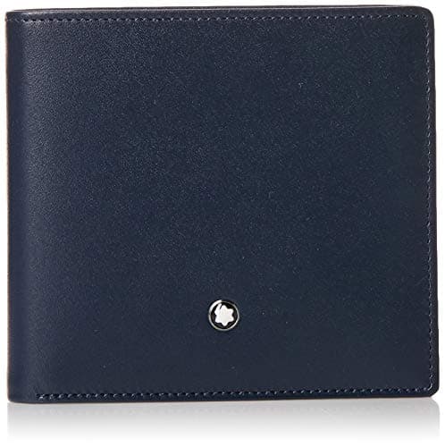 Image of MONTBLANC PORTAFOGLIO MEISTERSTUCK 8 SCOMPARTI BLU 114545