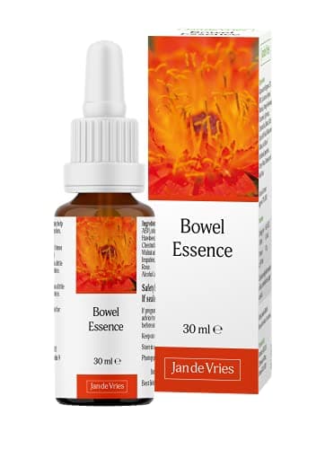 Image of Jan De Vries Bowel Essence | Flower Essence | Used by People who Experience a Knotted, Churning Feeling when Nervous | Contains Aspen, Chamomile & Agrimony | 30ml