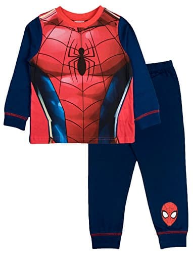 Image of Spiderman Boys Novelty Dress Up Pyjamas 2-3 Years Red/Blue