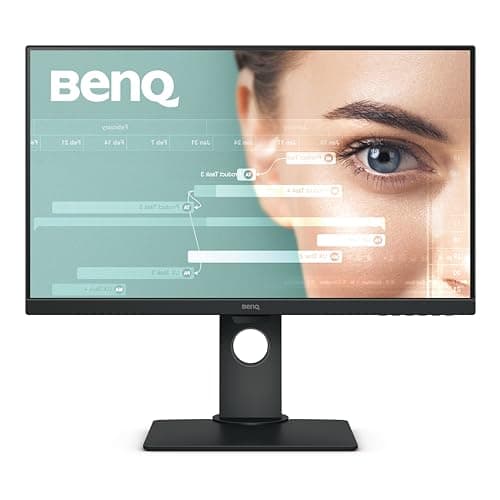 Image of BenQ GW2780T 27 Inch 1080p Eye Care LED IPS Monitor, Anti-Glare, HDMI, Height Adjustable - Black