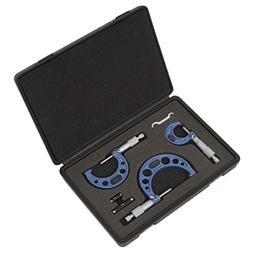 Image of Sealey Ak9651M Micrometer Set 3Pc Metric
