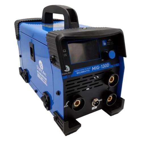 Image of MIG 130D Inverter GASLESS Welder 3in1 SYNERGIC MMA ARC TIG Lift NO Gas KIT 130A