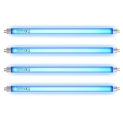 Image of Tararium 4 x 8W T5 UV Replacement Bulbs for 16W Fly Killer/Electric Insect Zapper – Compatible with Bug Zapper, Mosquito Killer & Indoor/Outdoor Use – Long-Lasting Fly Attractant Light Tubes