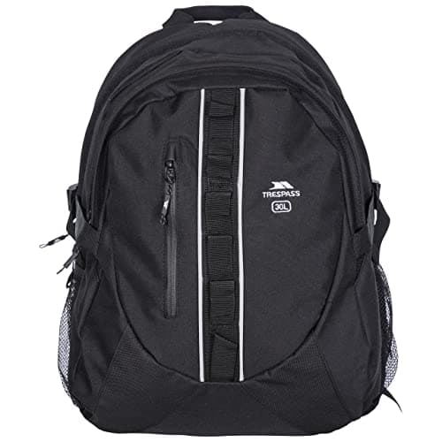 Image of Trespass Deptron 30 Litre Water Resistant Laptop Backpack in Purple & Black
