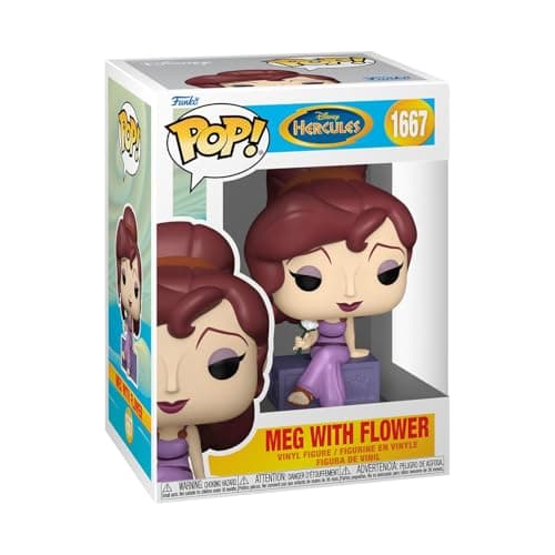 Image of Funko Pop! Disney: Hercules - Meg With Flower - Collectable Vinyl Figure - Gift Idea - Official Merchandise - Toys for Kids & Adults - Cartoon Fans - Model Figure for Collectors and Display