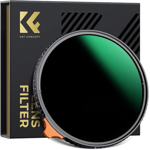 Image of K&F CONCEPT 77mm Variable ND Filter ND3-ND1000 (1.5-10 Stops), 28-Layer Coatings HD Optical Glass Adjustable Neutral Density Filter for Camera Lens(Nano-X Series)