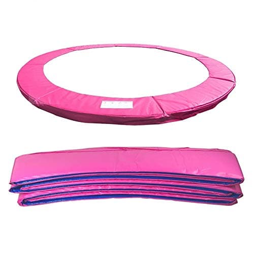 Image of Green Bay 14FT Outdoor Trampoline Replacement Pad Safety Spring Cover Padding (Pink)