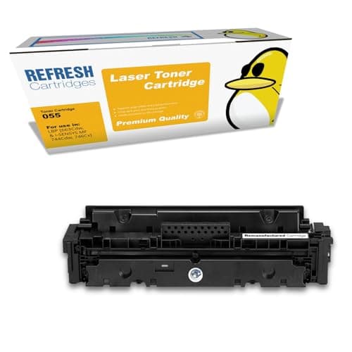 Image of Remanufactured #055 (3013C002) Yellow Toner Cartridge Replacement for Canon Printers