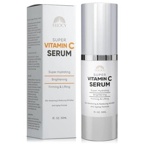 Image of Super Vitamin C Serum for Women Over 70: Vitamin C Vitamin E Hyaluronic Acid Caffeine Hydrating - Hydrates Firms Lifts Smooths Targets Age Spots Wrinkle - All In One Formula for Mature Skin 30ml