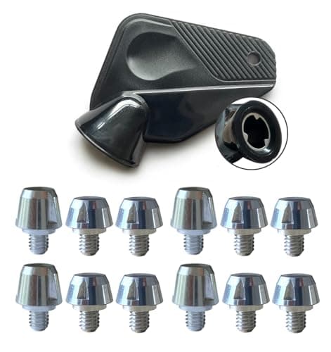 Image of Grassroots Gear Replacement SG studs for Adidas Rugby boots. Long studs for soft ground. 6mm thread. Multiple lengths and pack Optional removal tool (4x 11mm, 8x 8mm with tool)