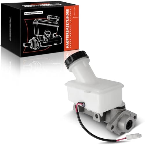 Image of Frankberg Brake Master Cylinder Cylinders with Container Compatible with Matiz M200 M250 0.8L 1.0L 2005-2013 Matiz M100 M150 0.8L 1.0L 1998-2005 brakeCylinder Matiz Replace# 09DW002