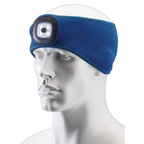 Image of Draper 95171 Headband with USB Rechargeable LED Torch, 1W, Blue, One Size