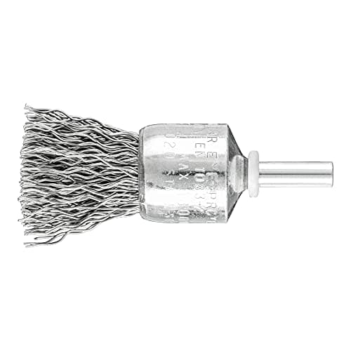 Image of PFERD Brush Brush Untwisted PBU, Diameter 20 mm, Shaft Diameter 6 mm, Steel Wire Diameter 0.50, 43298004 - for Straight Sanders, Drills, Bending Shafts