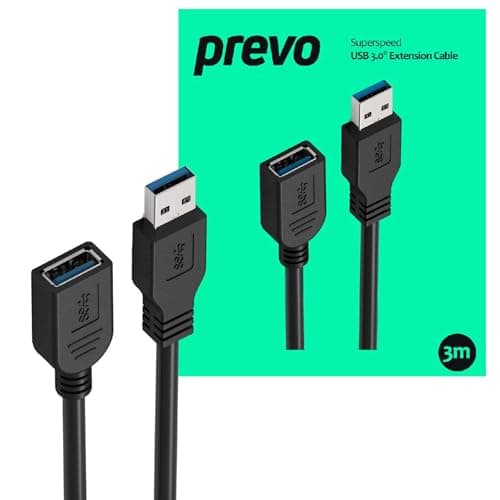 Image of Prevo Usbm-Usbf-3M Usb 3.0 Extension Cable Usb 3.0 Type-A M To Usb Type-A F 3M B