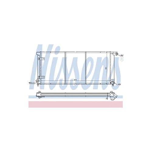 Image of Nissens 65175 Radiator, engine cooling