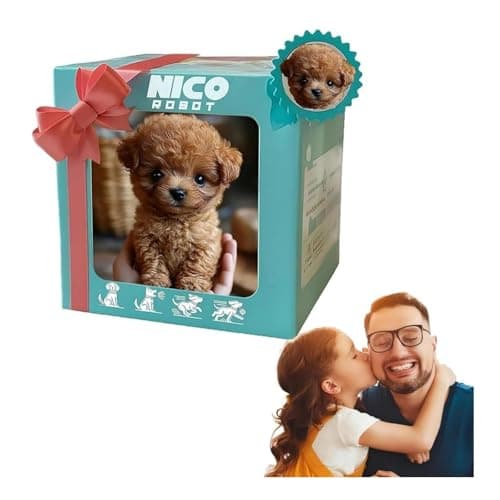 Image of Ryfpdml Robot Dog, My Realistic Robot Puppy Interactive Robotic Puppy Toy with Walking Barking Dog Toys Electronic Pet Gift Indoor Outdoor Decor Indoor and Outdoor (A2)