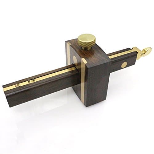 Image of Oriental riverkit Marking Gauge Hardwood Mortice Marking Gauge Woodworking Carpenters Tool Adjustable Carpentry Marker for Construction Decoration Woodworking 20cm