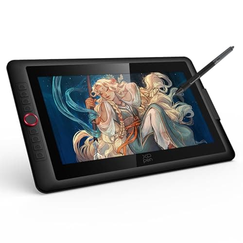 Image of XPPen Artist 15.6 Pro V2 Drawing Tablet, 15.4-inch Graphics Display with Full-laminated Screen, 99% sRGB Color Gamut, Battery-free Stylus with 16,384 Levels of Pen Pressure, Works with Windows, macOS