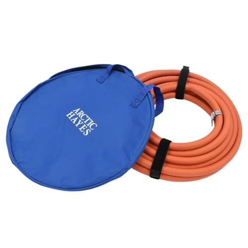 Image of Arctic Hayes 10m Drain Down Hose Kit with Non-Kink Rubber Hose, 2 Thumb Screws, 2 Velcro Ties and 1 Carry Bag for Radiator/Heating System Repair, Maintenance, Servicing