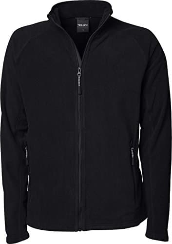 Image of Tee Jays Mens Full Zip Active Lightweight Fleece Jacket (3XL) (Black)