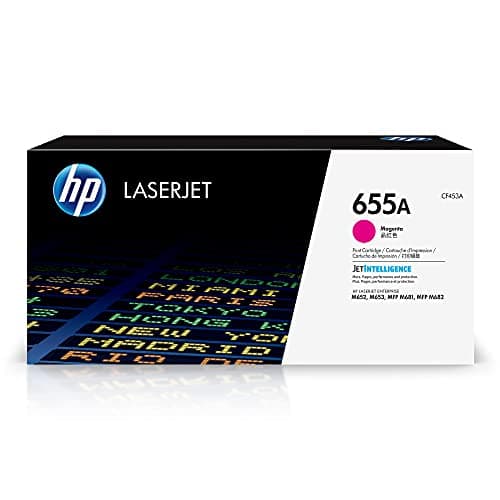 Image of HP CF453A 655A Original LaserJet Toner Cartridge, Magenta, Single Pack