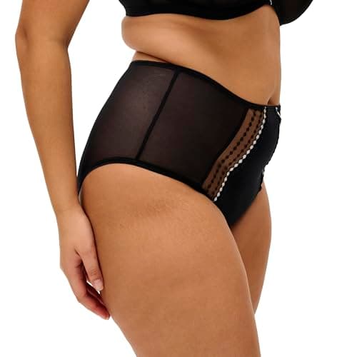 Image of Elomi Women's Matilda Full Coverage Brief, Black, M