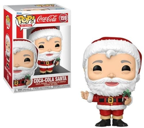 Image of Funko Pop Coca-Cola Holiday + Protector: Pop! Retro Ad Icons Vinyl Figure (Bundled with ToyBop Box Protector Collector Case) (Coca Cola Santa)