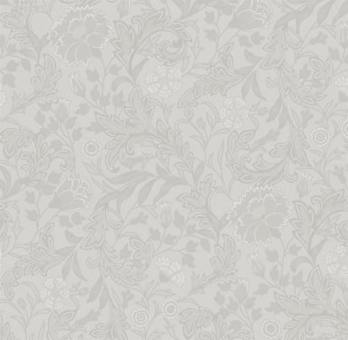 Image of Holden Decor Opus Bilbury Floral Trail Dove Luxury Textured Wallpaper 36300