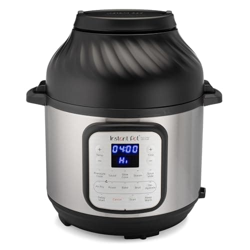 Image of Instant Pot Duo Crisp + Air Fryer 11-in-1 Multicooker, 5.7L - Pressure Cooker, Air Fryer, Slow Cooker, Steamer, Sous Vide Machine, Dehydrator with Grill, Food Warmer & Baking Functions