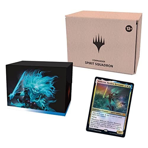 Image of Magic: The Gathering Innistrad: Crimson Vow Commander Deck – Spirit Squadron (White-Blue), Minimal Packaging Version for ages 13+