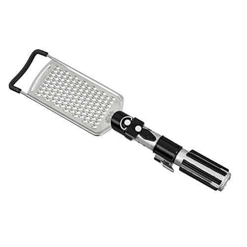 Image of Funko SW00728 Star Wars Grater: Darth Vader Lightsaber Handle, Stainless Steel, Black, 6 x 28 x 28 cm