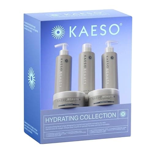 Image of Kaeso Hydrating Facial Collection Kit – Complete Skincare Set with Cleanser, Toner, Exfoliator, Mask & Moisturiser – Professional Hydration Routine