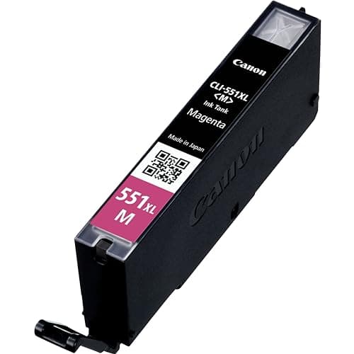 Image of Canon CLI-551M XL Magenta High Yield Inkjet Cartridge 6445B001